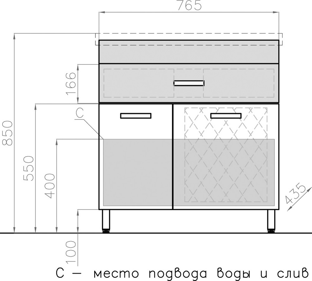 Тумба style line ориноко 60