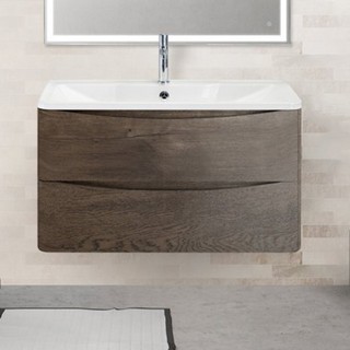Тумба для комплекта BelBagno Acqua 80 подвесная, robere nature grigio