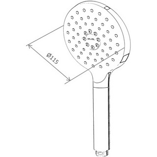 Душевая лейка AM.PM Tender F0245A000