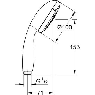 Душевая лейка Grohe Tempesta New 28261002