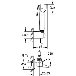 Гигиенический душ Grohe Tempesta F Trigger Spray 30 27514001