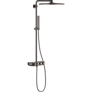 Душевая стойка Grohe Euphoria SmartControl System 310 Cube Duo 26508A00 с термостатом, темный графит