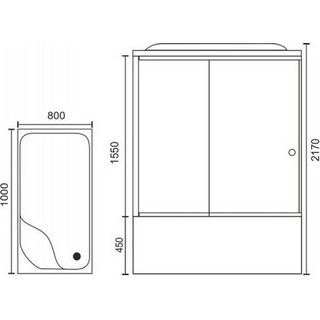 Душевая кабина Royal Bath BP RB8100BP2-M-L