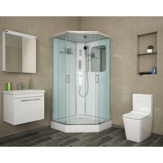 Душевая кабина Niagara Premium NG-6002-01GD 100х100х220