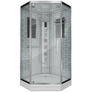 Душевая кабина Niagara Lux 7717W хром, металлик