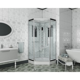 Душевая кабина Niagara Lux 7717W хром, металлик