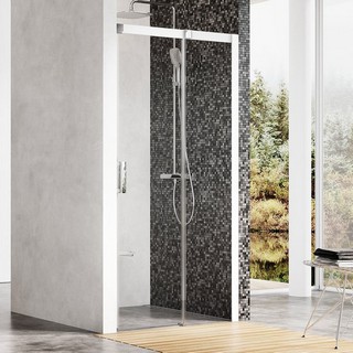 Душевая дверь в нишу Ravak MSD2-100 R Transparent, профиль белый