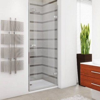 Душевая дверь в нишу GuteWetter Trend Door GK-861 правая 90 см стекло бесцветное Two, фурнитура хром
