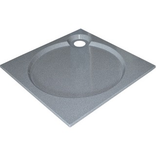 Поддон для душа GuteWetter Deluxe 90x90x2 Q серый