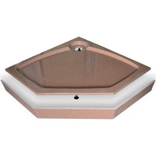 Поддон для душа GuteWetter Deluxe 90x90x16 P терракот
