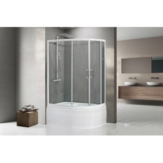 Душевой уголок Royal Bath RB 8120BK-T-L