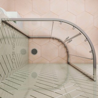 Душевой уголок Kubele DE018RBG-CLN-MT-105х85х200