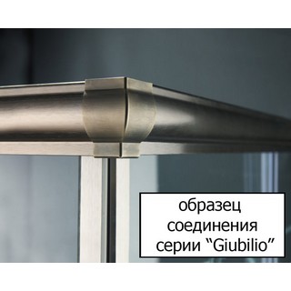 Душевой уголок Cezares Giubileo-A-2-80 стекло с узором, хром