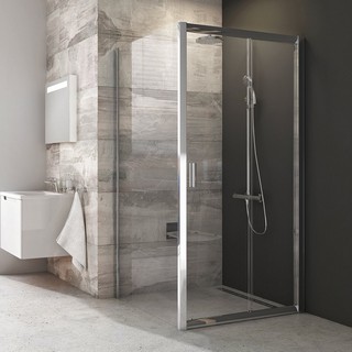 Душевой уголок Ravak BLDP2 110х100, Transparent, профиль хром
