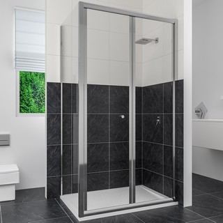 Душевой уголок RGW Classic CL-41 (760-810)x900x1850 профиль хром