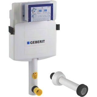 Смывной бачок скрытого монтажа Geberit Sigma 12 с переходником для колена смыва