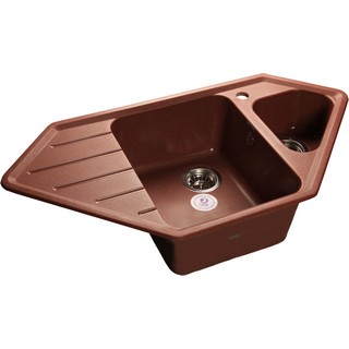 Мойка кухонная GranFest Corner C-950 E красный марс