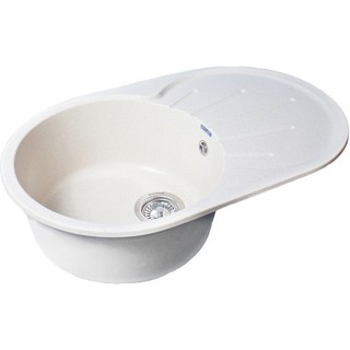 Мойка кухонная GranFest Rondo GF-R750 L белая