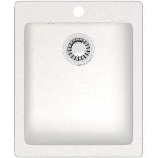 Мойка кухонная ZETT lab. T008Q001 белый лед