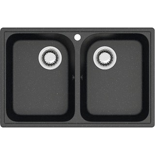 Мойка кухонная ZETT lab. T260Q004 черная