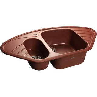 Мойка кухонная GranFest Corner C-960 E красный марс