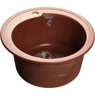 Мойка кухонная GranFest Rondo R-450 красный марс