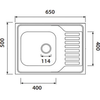 Мойка кухонная Kaiser KSS-6550 L