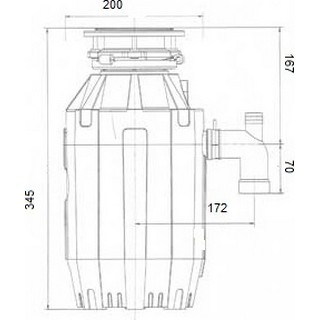 Измельчитель отходов Bone Crusher BC810-AS