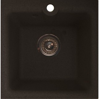 Комплект  Мойка кухонная GranFest Practik GF-P420 черный + Измельчитель отходов Bort Master Eco