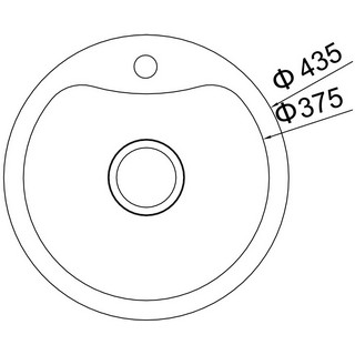 Комплект  Мойка кухонная Oulin OL-357 + Корзина Oulin OL-117L для моек