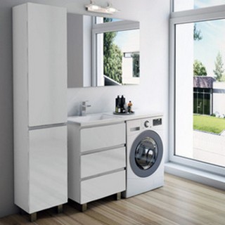 Мебель для ванной Эстет Dallas Luxe 130 напольная, 3 ящика, L