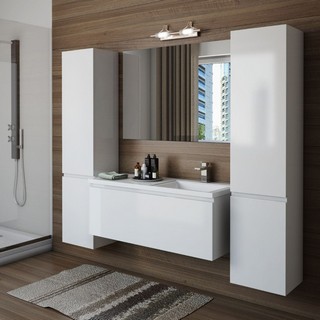 Мебель для ванной Эстет Dallas Luxe 130 подвесная, 1 ящик, R