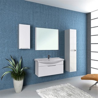 Мебель для ванной Dreja.eco Laguna 105 белая (Лагуна 105)