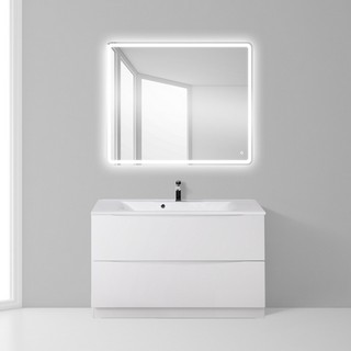 Тумба для комплекта BelBagno Marino 100 bianco lucido, напольная