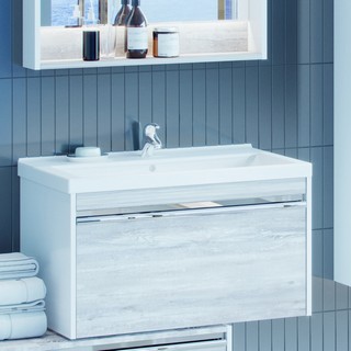 Тумба для комплекта AQUATON Капри 80 бетон пайн