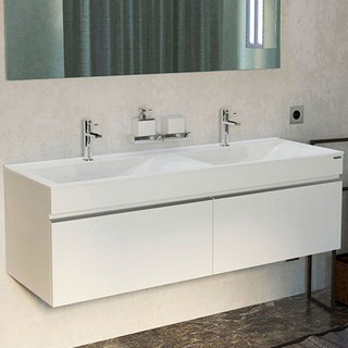 Тумба для комплекта Velvex Pulsus 140 подвесная, белая