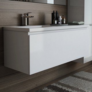 Тумба с раковиной Эстет Dallas Luxe 110 подвесная, 1 ящик, L