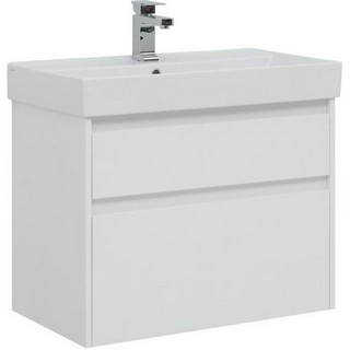 Тумба с раковиной Aquanet Nova Lite 75 2 ящика
