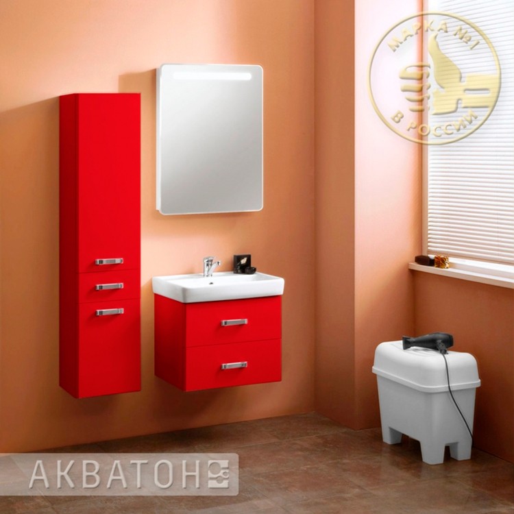 Зеркало шкаф aquaton америна 60 l