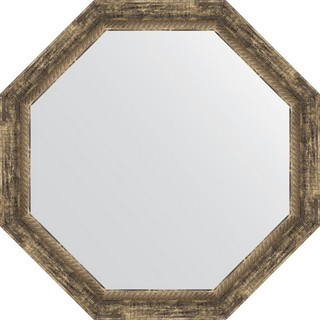 Зеркало Evoform Octagon BY 3666 73х73 см, старое дерево с плетением