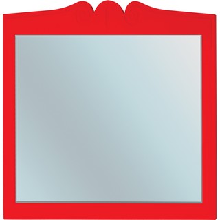 Зеркало Bellezza Эстель 80 красное