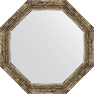 Зеркало Evoform Octagon BY 3665 63х63 см, старое дерево с плетением