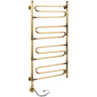 Полотенцесушитель электрический Domoterm Офелия П12 50x95, античная бронза, L