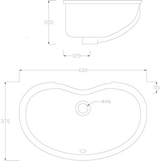 Раковина ArtCeram Idea IDL001