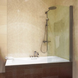 Шторка на ванну GuteWetter Lux Pearl GV-601 правая 50 см стекло бесцветное, профиль хром