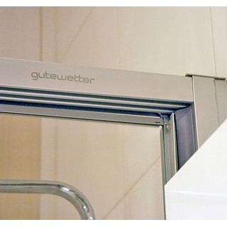 Шторка на ванну GuteWetter Practic Part GV-403A правая 171-175 см стекло бесцветное, профиль матовый хром