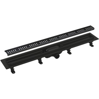 Душевой лоток AlcaPlast APZ10BLACK 850 с решеткой и опорами