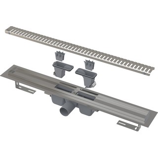 Душевой лоток AlcaPlast APZ1SMART-LINE-650 с опорами и решеткой