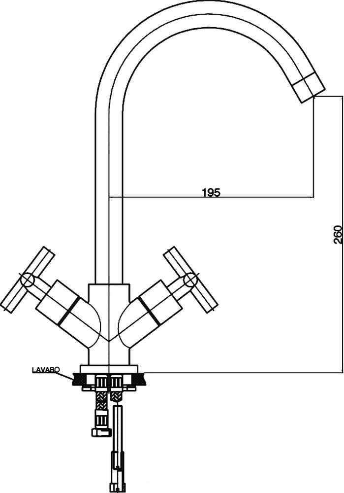 Lemark lm6040c смеситель для кухни