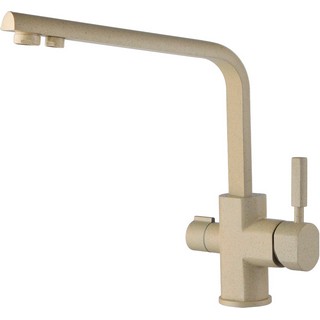 Смеситель Kaiser Decor 40144-7 Ora для кухонной мойки, бежевый мрамор